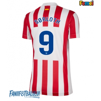 Atletico Madrid Alexander Sorloth #9 Tricou Fotbal Replică 2025-26 Femei Acasa